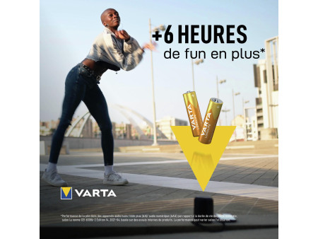 VARTA Pile alcaline Longlife, Mignon (AA), 12 pièces