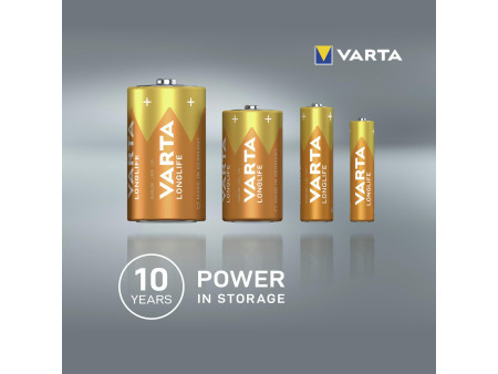 VARTA Pile alcaline Longlife, Micro (AAA), 12 pièces