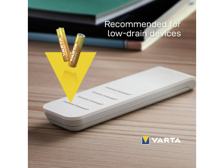 VARTA Pile alcaline Longlife, Micro (AAA), 12 pièces
