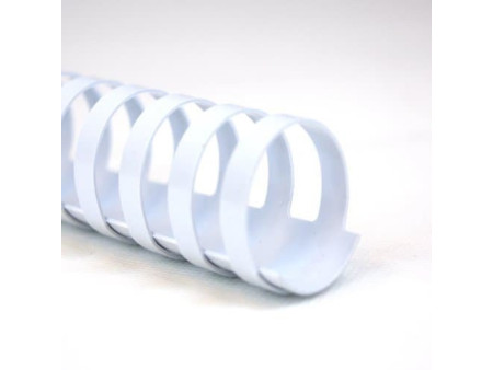 GBC Peigne à relier en plastique CombBind, A4, 14 mm, blanc