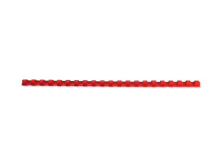 GBC Peigne à relier en plastique CombBind, A4, 14 mm, rouge