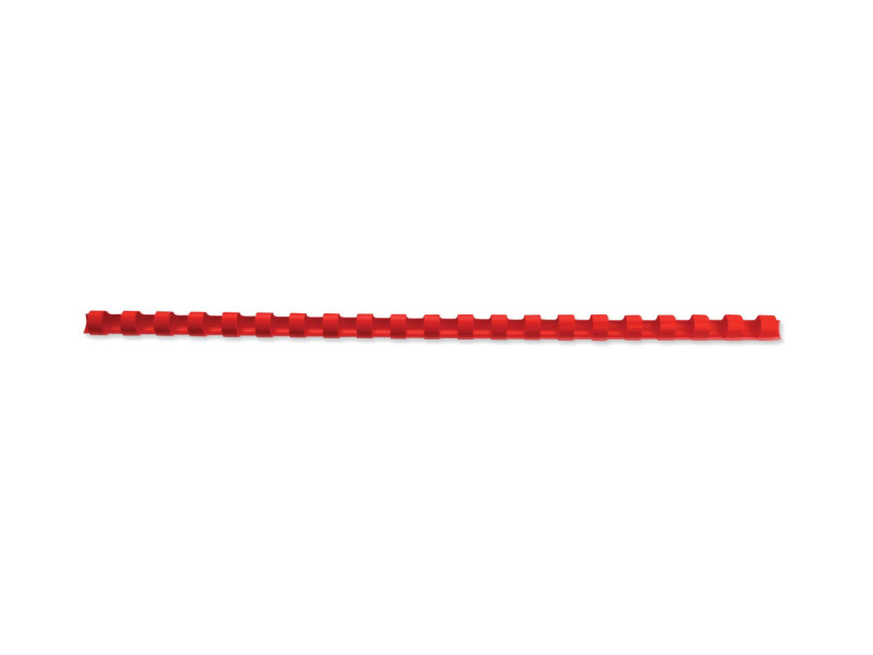GBC Peigne à relier en plastique CombBind, A4, 14 mm, rouge