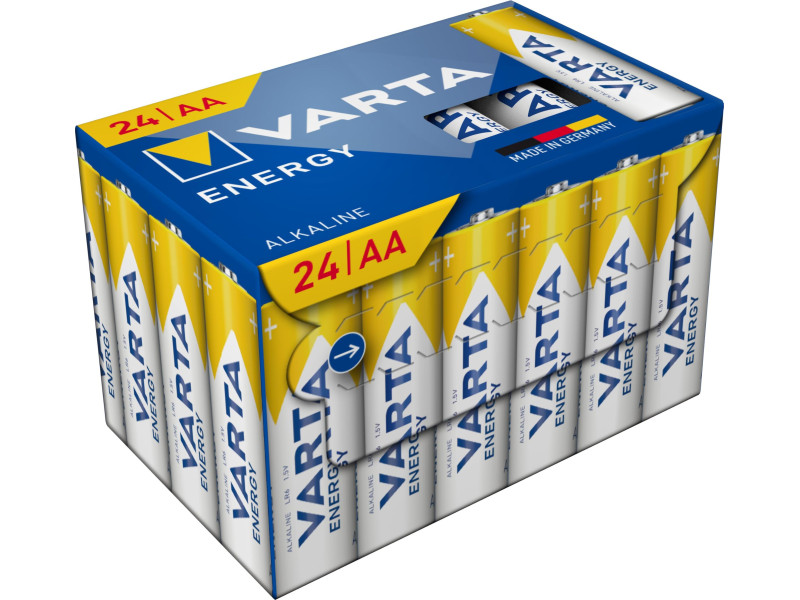 VARTA Pile alcaline Energy, Mignon (AA), 24 pièces