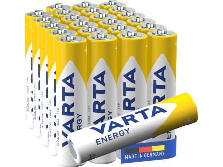 VARTA Pile alcaline Energy, Micro (AAA), 24 pièces