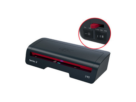 GBC Plastifieuse 240, jusqu'au format A4, noir/rouge