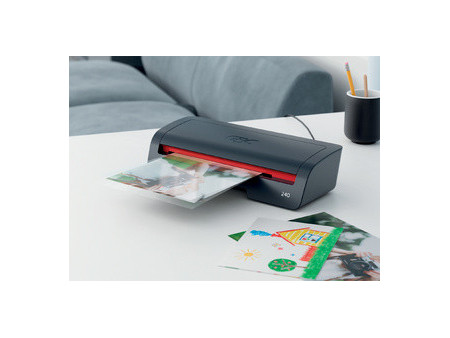GBC Plastifieuse 240, jusqu'au format A4, noir/rouge
