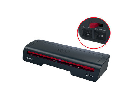 GBC Plastifieuse 240HS, jusqu'au format A3, noir/rouge
