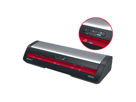 GBC Plastifieuse 280HS, jusqu'au format A3,noir/argent/rouge