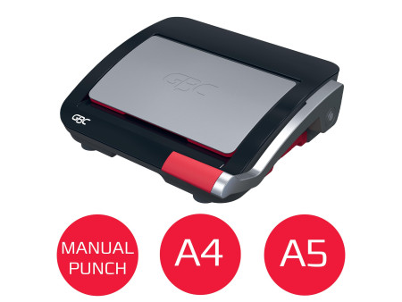 GBC Perforelieuse CombBind CB20, noir/rouge/argent