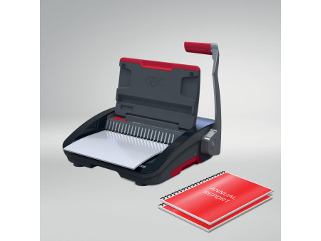 GBC Perforelieuse CombBind CB20, noir/rouge/argent