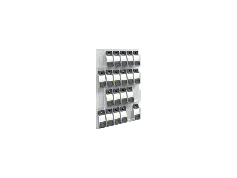 helit Porte-brochures mural 'the clearly', transparent