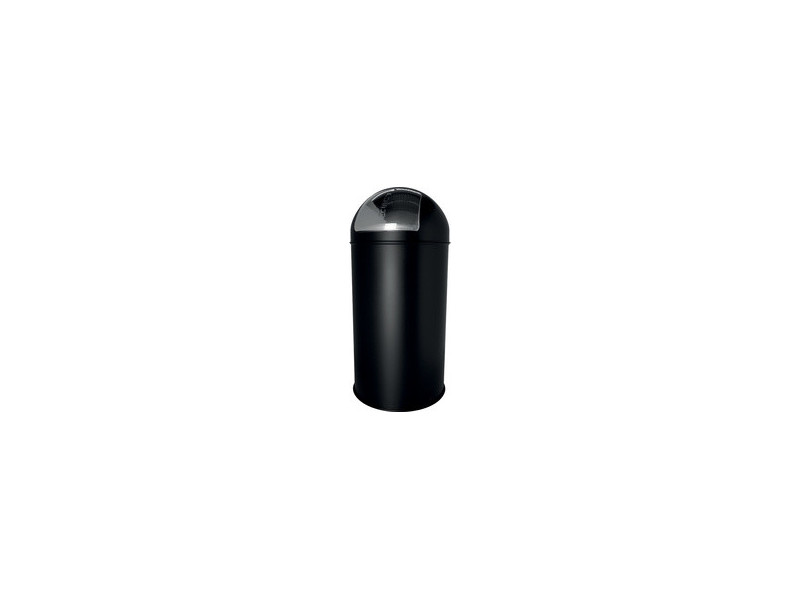 helit Poubelle en acier inox 'the dome', 30 litres, argent