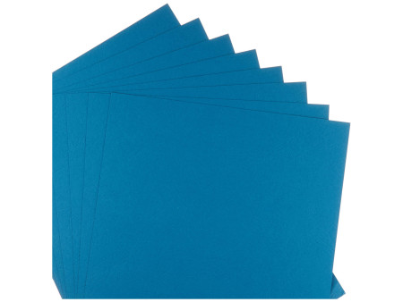 GBC Couverture de reliure Grain cuir, A4, 250 g/m2, bleu