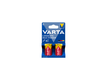 VARTA Pile alcaline Longlife Max Power, Baby (C/LR14)