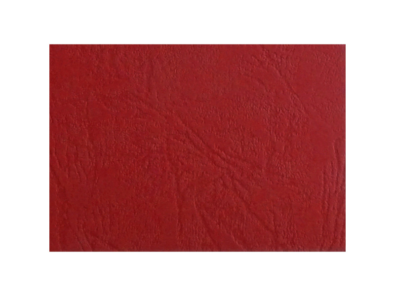 GBC Couverture de reliure Grain cuir, A4, 250 g/m2, rouge
