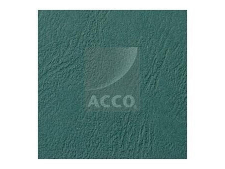 GBC Couverture de reliure grain cuir, A4, vert foncé