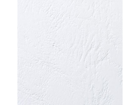 GBC Couverture de reliure Grain cuir, A4, 250 g/m2, blanc
