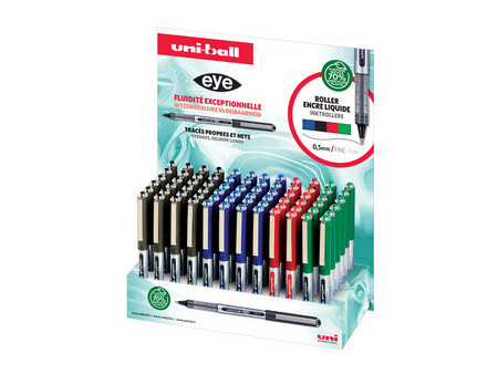 uni-ball Stylo roller eye micro UB150E, présentoir de 72