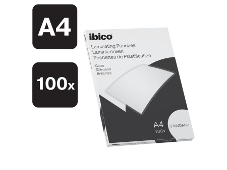 ibico Basics Pochette de plastification, A4, 250 microns