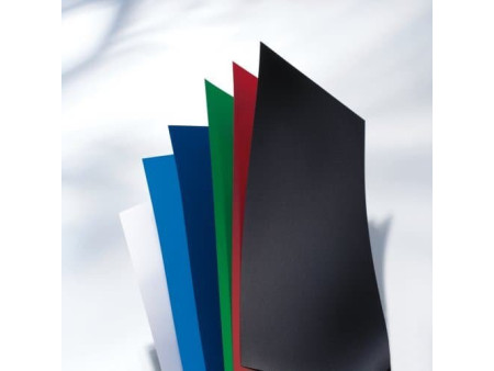GBC Couverture de reliure PolyOpaque, A4, 0,30 mm, rouge