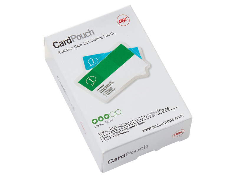 GBC Pochette de plastification CardPouch pour cartes