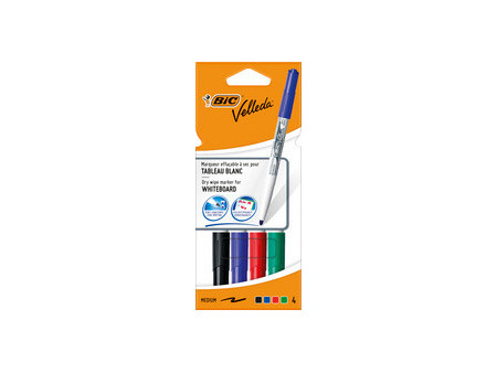 BIC Marqueur pour tableau blanc Velleda 1741, pointe ogive,