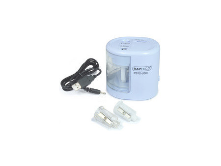 RAPESCO Taille-crayon électrique double PS12-USB, noir