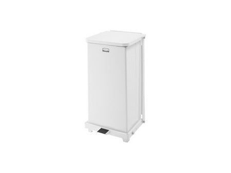 Rubbermaid Poubelle à pédale Defender en acier, 24 litres