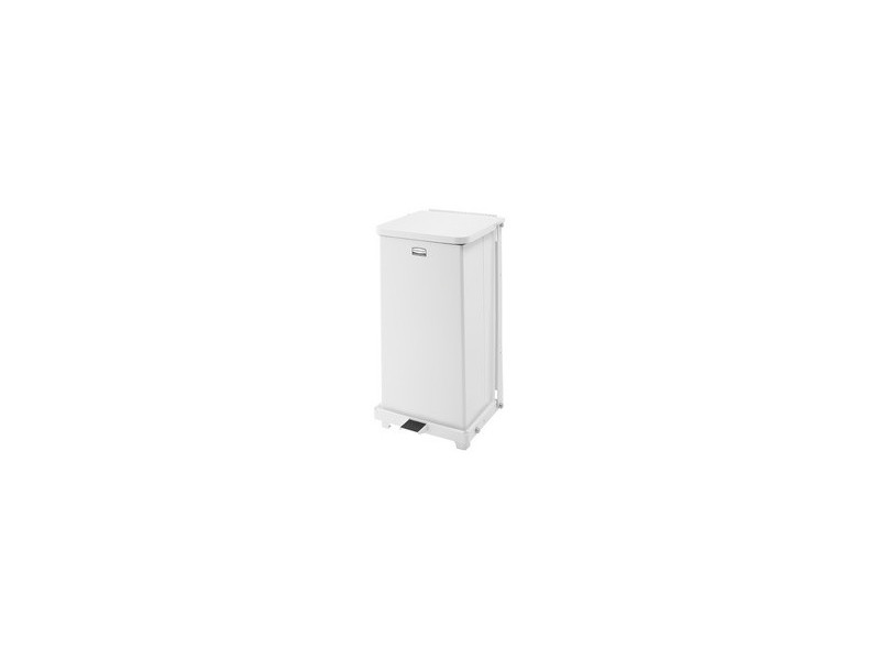 Rubbermaid Poubelle à pédale Defender en acier, 24 litres