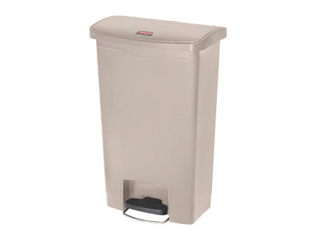 Rubbermaid Collecteur à pédale Slim Jim, 50 litres, noir