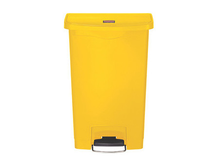 Rubbermaid Collecteur à pédale Slim Jim, 50 litres, gris