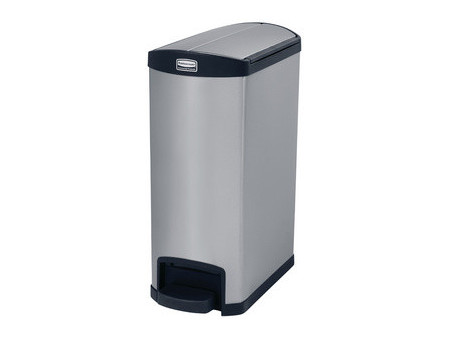 Rubbermaid Collecteur à pédale Slim Jim, 50 litres, noir