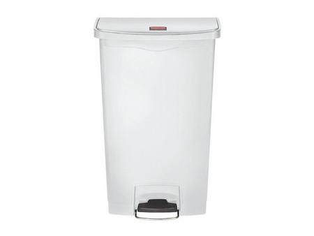 Rubbermaid Collecteur à pédale Slim Jim, 68 litres, noir