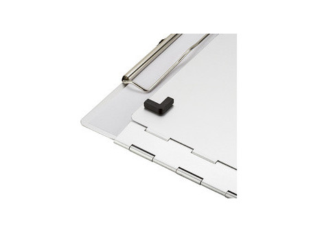 Läufer Porte-bloc pour documents, aluminium, ouverture