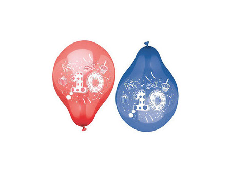 PAPSTAR Ballon de baudruche '5', rond, assorti
