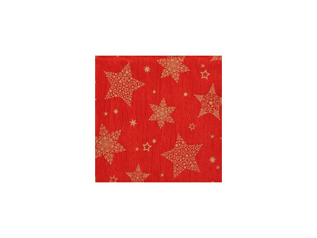 PAPSTAR Serviette à motif de Noël 'Christmas Shine', crème