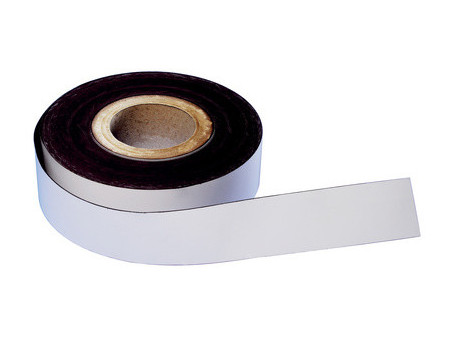 magnetoplan Ruban magnétique, PVC, 35 mm x 30 m, blanc