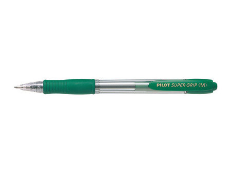 PILOT Stylo à bille rétractable SUPER GRIP M, noir