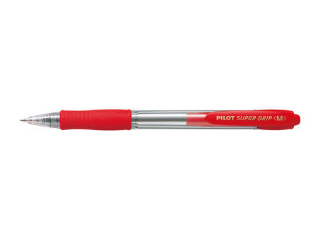 PILOT Stylo à bille rétractable SUPER GRIP M, noir