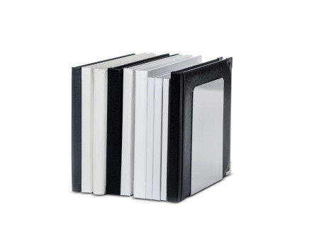 MAUL Serre-livres, en aluminium, (L)120 x (P)120 x (H)175 mm