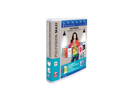 Oxford Classeur personnalisable POLYVISION Maxi, dos: 40 mm