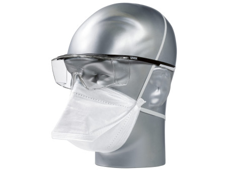 uvex Surlunettes super f OTG, teinte des verres: transparent