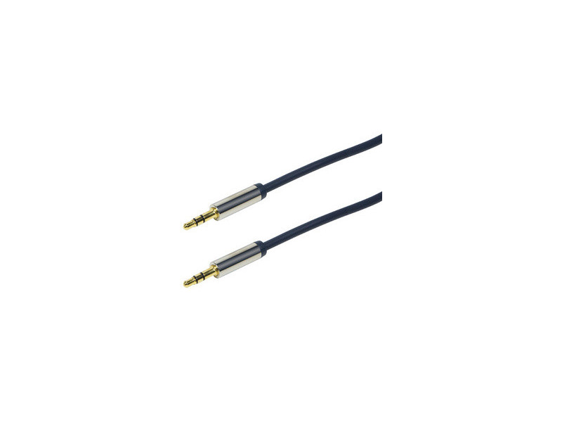 LogiLink Câble audio, 2 x jack mâle 3,5 mm, 1,5 m
