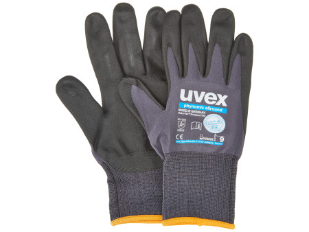 uvex Gants de travail phynomic allround, T. 09