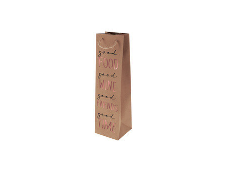 SUSY CARD Sac cadeau pour bouteille 'Good Wine'