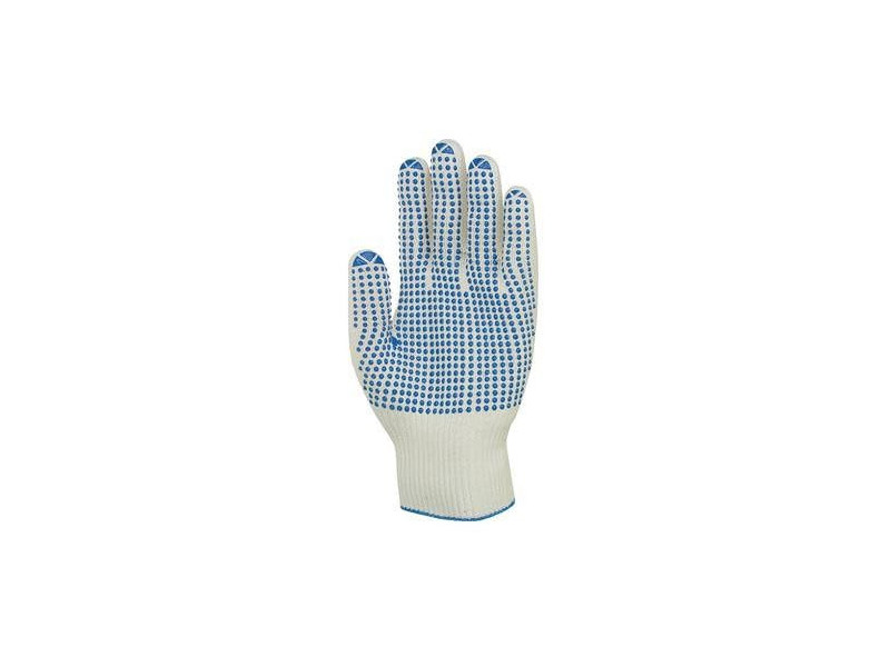 uvex Gants de travail unigrip 6620, T. 07, blanc/bleu