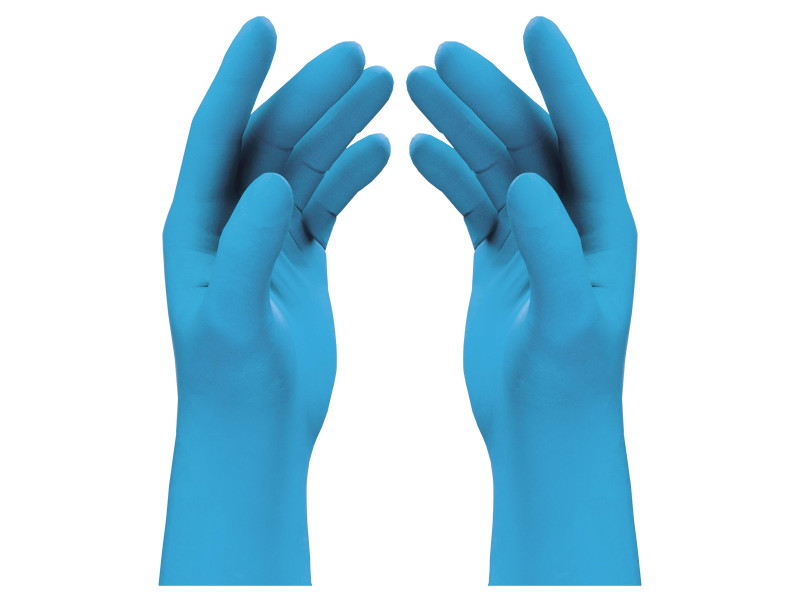 uvex Gant de protection à usage unique u-fit, taille S, bleu