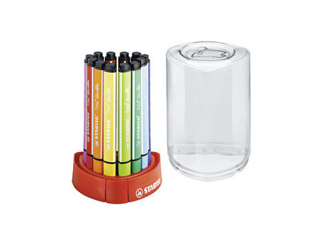 STABILO Feutre Trio Scribbi, set de bureau de 12