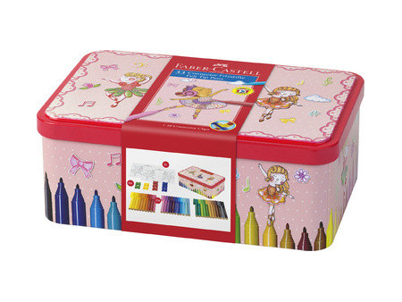 FABER-CASTELL Feutres CONNECTOR PEN, boîte ballerine de 33