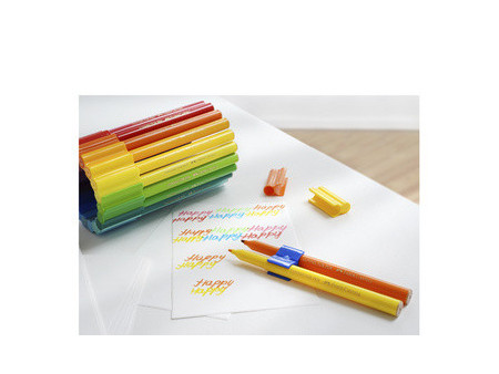 FABER-CASTELL Stylo feutre CONNECTOR PEN, coffret de 80